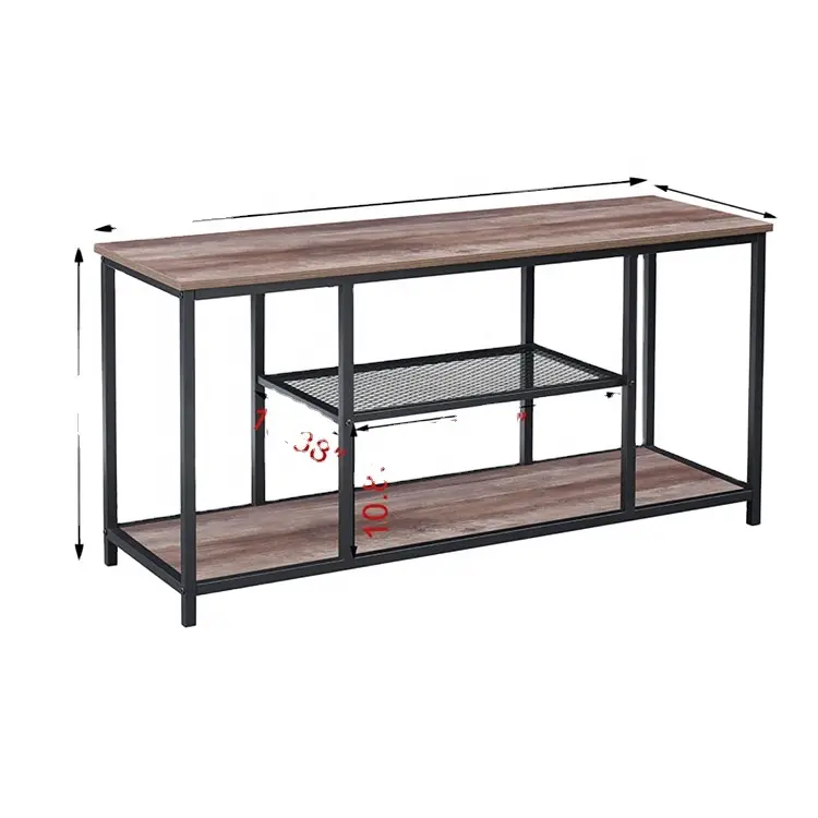 TV Stand for TVs up to 50 Inch Rustic TV Console Table with Storage Shelf